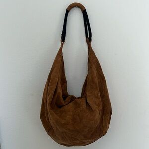 Anthropologie Brown Hobo Bag